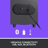 Logitech Z407 Bluetooth Computer Speakers with Subwoofer and Wireless