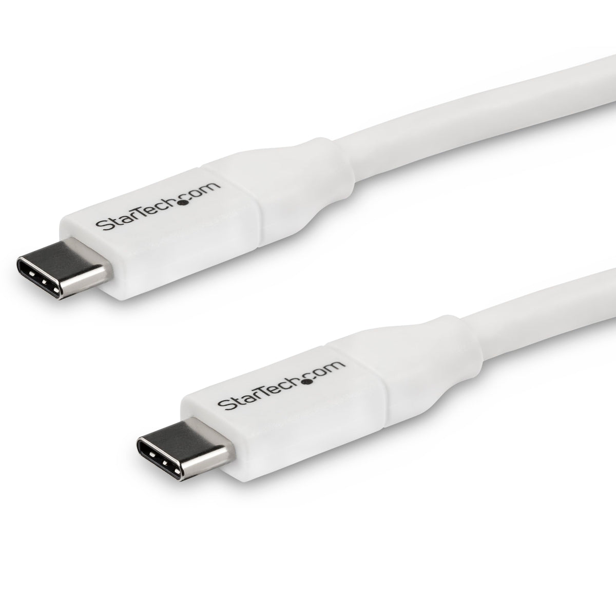 StarTech.com USB C to USB C Cable - 13 ft / 4m - 5A PD - M/M - White -