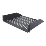 StarTech.com 2U Vented Server Rack Shelf, 16in/41.5cm Mounting Depth,