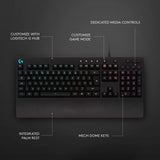 Logitech G213 Prodigy Gaming Keyboard - Wired RGB Backlit Keyboard wit