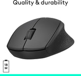 Logitech M330 Silent Wireless Mouse, 2.4GHz with USB Receiver, Optical