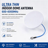 Antenne cellulaire dôme intérieur ultra mince, 600-6000MHz large bande 5G 4G LTE