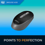 Adesso iMouse A30B Wireless Mouse with AI Copilot Shortcut Button (Bla