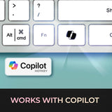 Adesso EasyTouch 730 USB-C Keyboard (Canadian French) with Copilot Hot