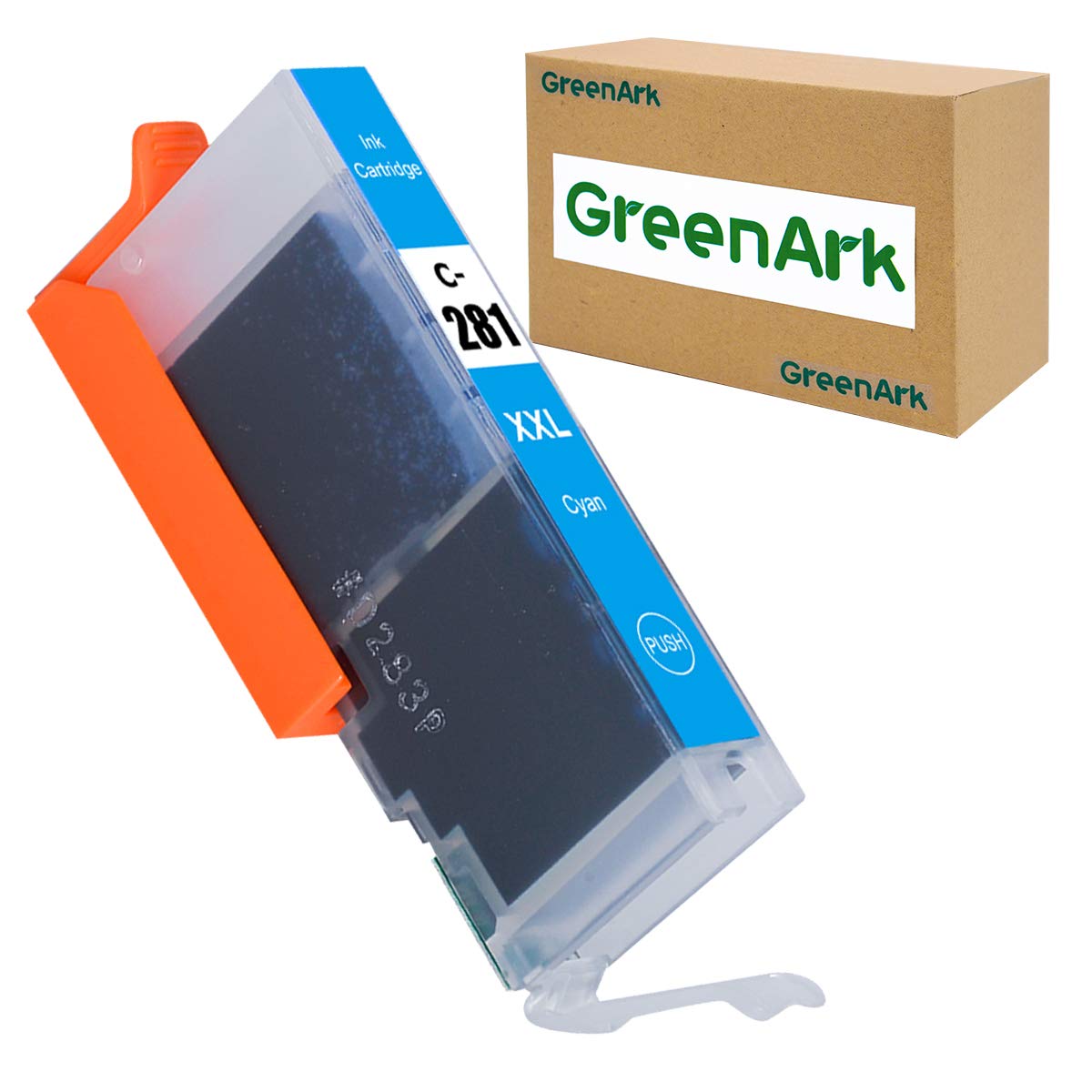 1 Pack Replacement for Canon CLI-281 CLI-281XXL C Cyan Compatible Ink