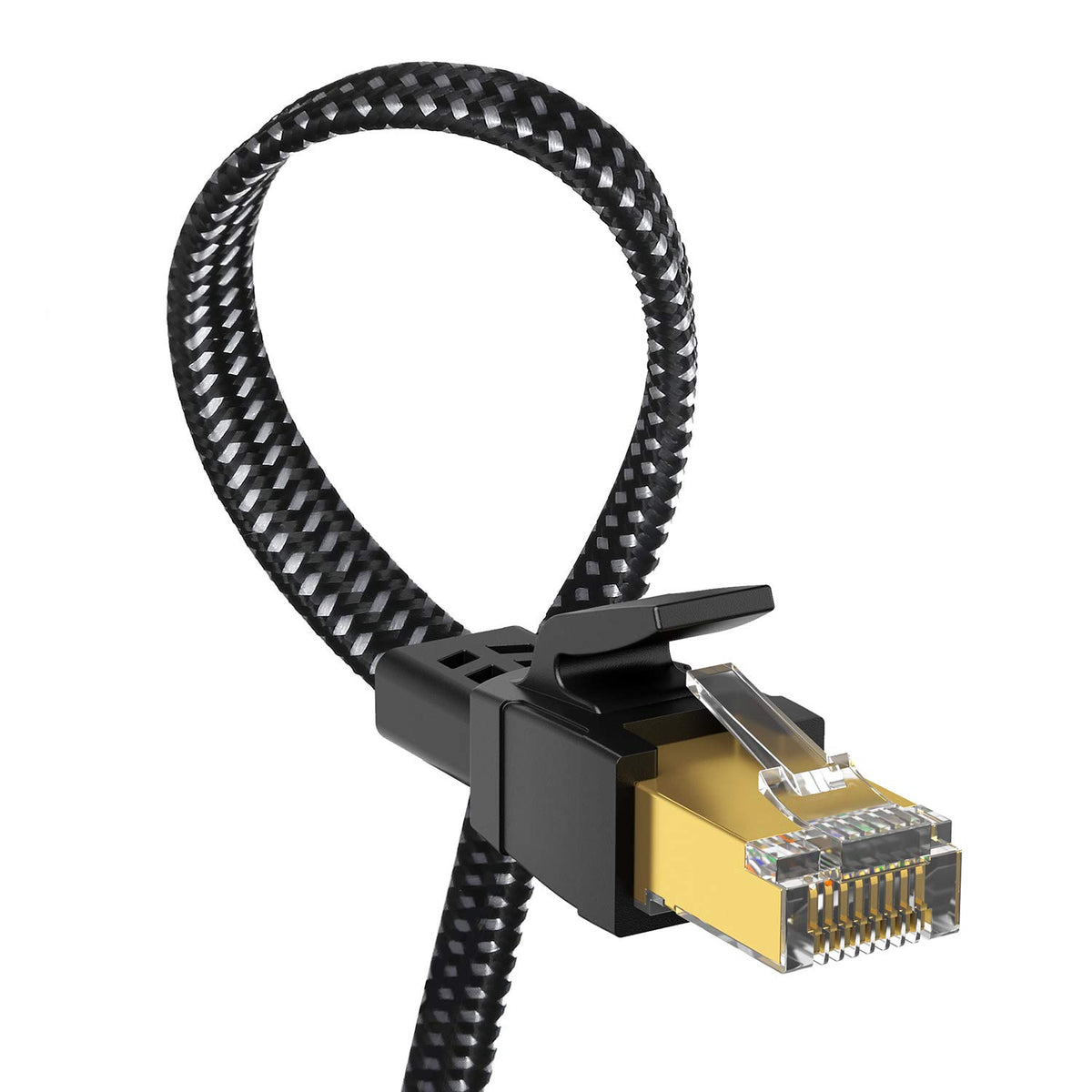 25 FT CAT6A ETHERNET CABLE - STP GRAY