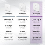 Point d'accès sans fil géré dans le nuage NETGEAR (WAX630E) - WiFi 6E Tri-Ba