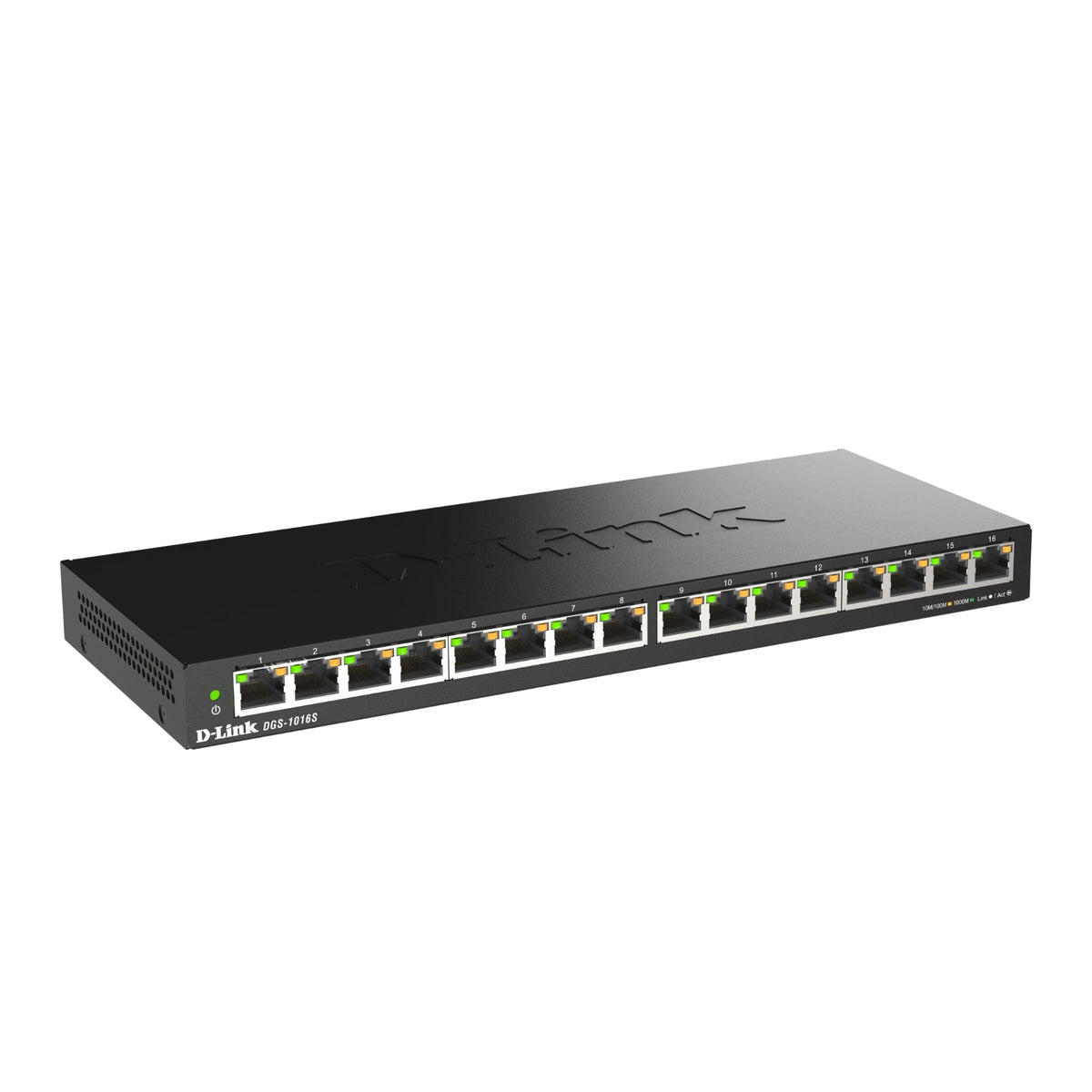 D-Link 16-Port Gigabit Unmanaged Ethernet Switch, Plug and Play, Slim