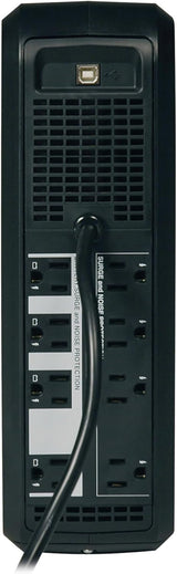 Tripp Lite 900Va 475W Ups Battery Back Up Tower Lcd Avr 120V Usb, 8 Ou