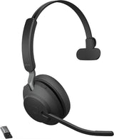 Jabra Evolve2 65 - USB-A UC Mono avec socle de charge - Noir