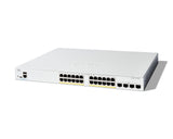 Cisco Catalyst 1300-24FP-4X Managed Switch, 24 Port GE, Full PoE, 4x10
