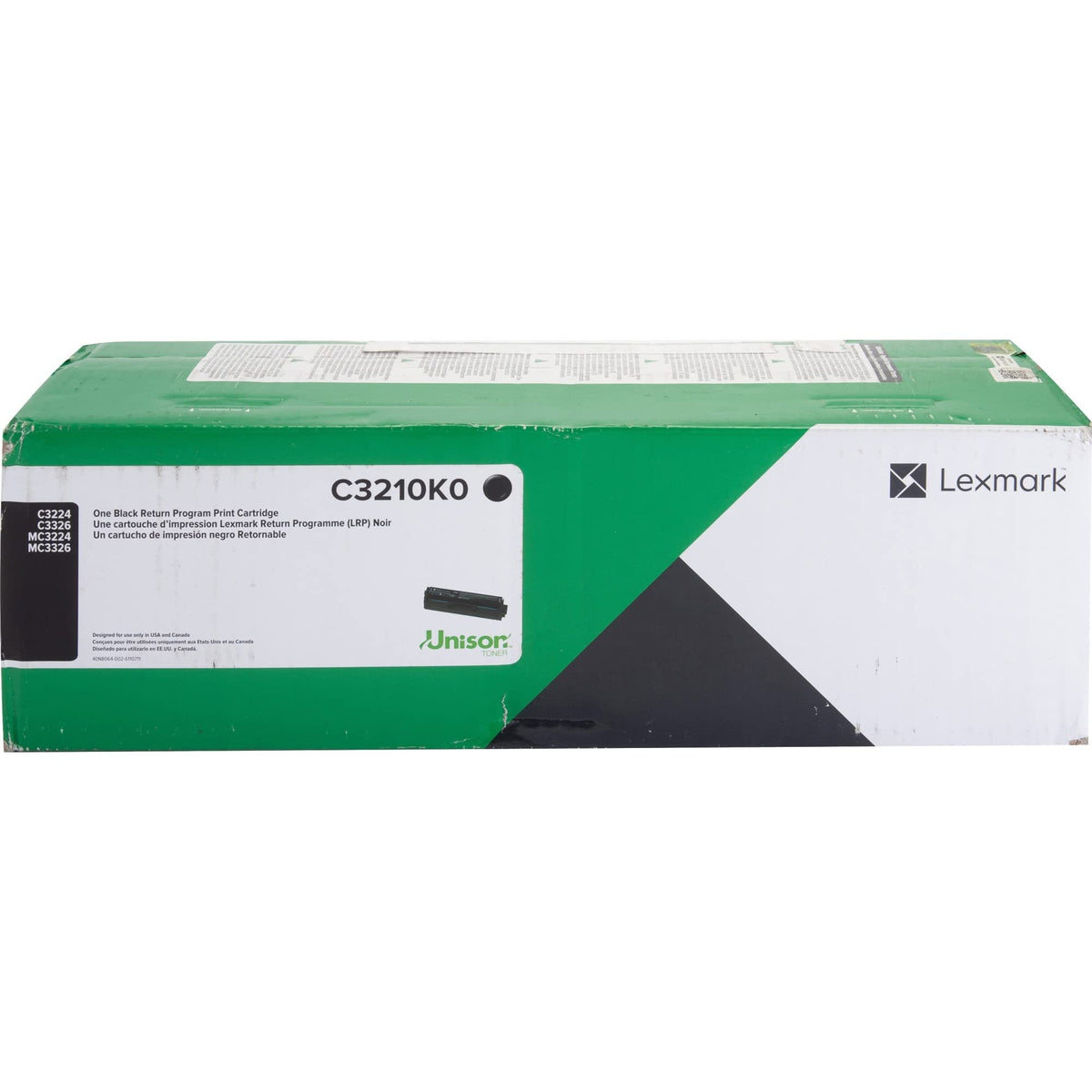 Lexmark C3210K0 Black Cartridge Return
