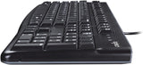 Logitech K120 Wired Keyboard for Windows, USB Plug-and-Play, Full-Size