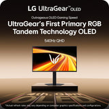 LG Ultragear 27-inch 4th Gen. OLED QHD Gaming Monitorㅣ27GX790B with Du