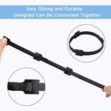 Nettbe 60 PCS 6 Inches Reusable Cable Ties, Adjustable Cord Straps, Wi