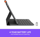 Logitech iPad (7th,8th and 9th Generation) Keyboard Case | Slim Folio
