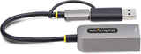 Adaptateur USB-C vers Ethernet avec Dongle USB-A de StarTech.com, 10/100/1000 Mbps