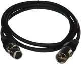 C2G 40060 Câble audio professionnel XLR Mâle vers XLR Femelle, noir (12 pieds, 3,65 m)