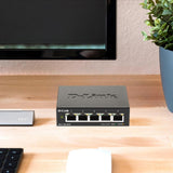 Commutateur Ethernet administrable intelligent Gigabit 5 ports D-Link, L2, VLAN, QoS, I