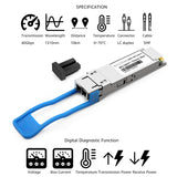 40GBASE-LR4 QSFP+ Optical Transceiver Module Compatible with Cisco QSF