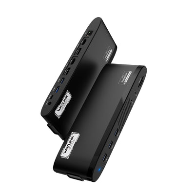USB-C USB-A Dock UNIV Triple Monitor Laptop Docking Station