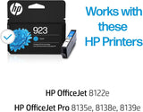 HP 923 Cyan Original Ink Cartridge L Cyan