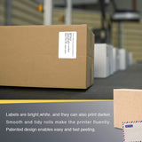 Zebra Label Paper 4 x 3in Direct Thermal Zebra Z-Perform 2000D 1 in co