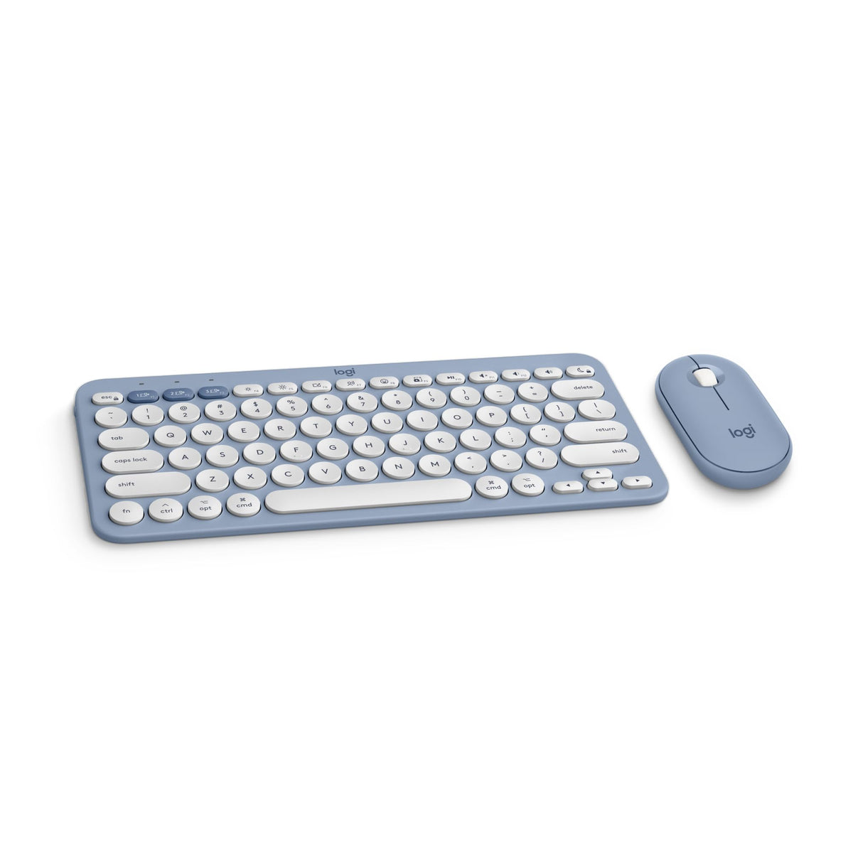 Logitech Pebble 2 Combo for Mac, Wireless Keyboard and Mouse, Slim, Qu