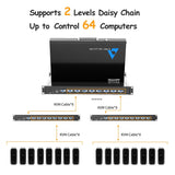 Commutateur KVM DisplayPort à 8 ports