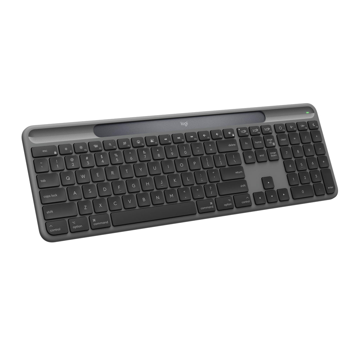 Logitech Signature Slim Solar+ Clavier sans fil Bluetooth K980 - Gris