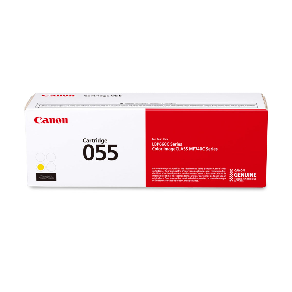 Canon Cartridge 055 Yellow, Standard Toner