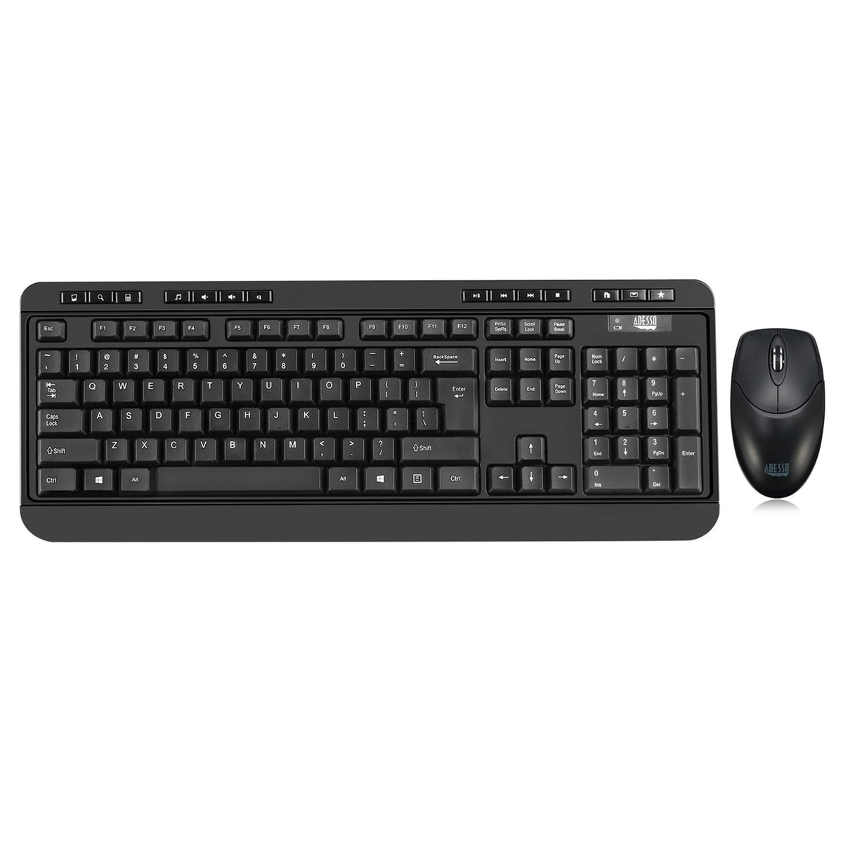 Adesso WKB-1320CB EasyTouch - Antimicrobial Wireless Desktop Keyboard