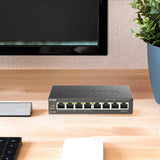 D-Link 8-Port Gigabit Unmanaged PoE+ Ethernet Switch, with 4 PoE Ports
