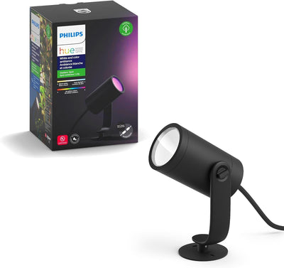 Philips Hue Lily Outdoor Smart LED Spotlight - White & Color Ambiance