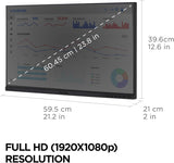 ViewSonic VG2448A-2_H2 24 Inch Dual Pack Head-Only 1080p IPS Monitor w
