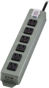 Waber By Tripp Lite UL24CB-15 Power Strip 6 Outlet 15FT Cord, Blue gra