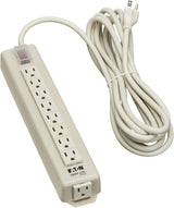 Power Strip 10OUT 5-15R 5-15P 120V 15FT Cord Metal Circuitbreaker