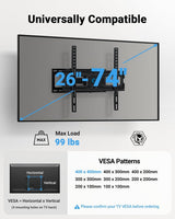 SHARP LARGE TILT WALL MOUNT FOR LARGE FORMAT DISPLAYS IN PORTRAIT OR LANDSCAPE UP TO 350LBS