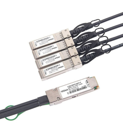 40GBASE-CR4 QSFP+ TO 4 10GBASE-CU SFP+ DAC