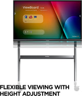 ViewSonic VB-STND-009 Slim Mobile TV Cart for 55 to 105 inch Screens u