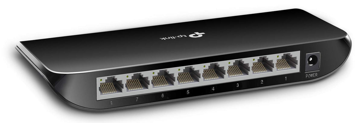 TP-Link Commutateur réseau Ethernet Gigabit 8 ports (TL-SG1008D) - Enfichable et