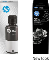 HP 32XL Black Ink Bottle, 135ml (1VV24AN)