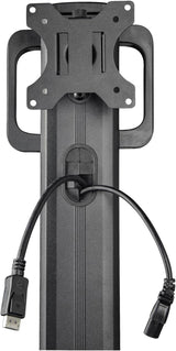 StarTech.com Mobile Workstation Cart with Monitor Mount, CPU/PC Holder