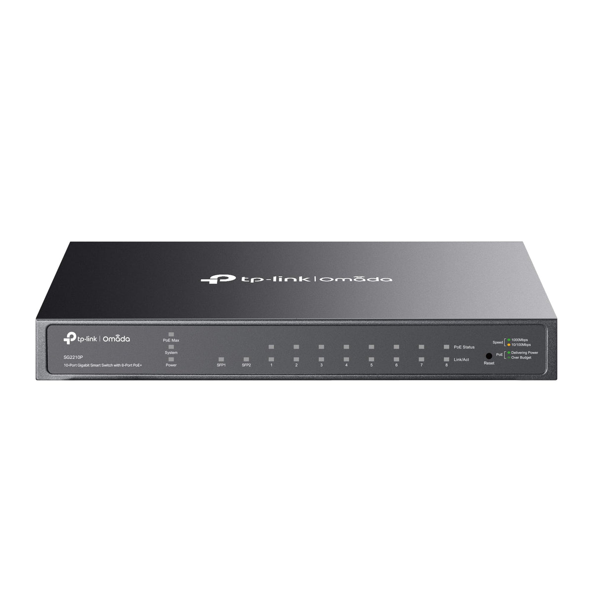 TP-Link Jetstream Commutateur intelligent administrable Gigabit 10 ports dont 8 ports PoE+ 61W