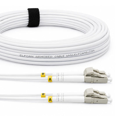 Câble fibre optique 5 m - Cordon de brassage fibre multimode duplex 62.5/125 LSZH - LC/ST