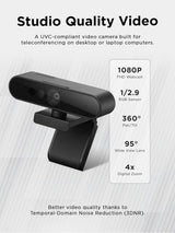 Lenovo Performance FHD Webcam, 1080p FHD, USB-C,Log-on with Windows He