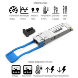 100 Mellanox Compatible 40GBASE-LR4 QSFP+