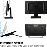 ViewSonic TD2465 24 Inch 1080p Touch Screen Monitor with Advanced Ergo
