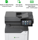 Imprimante multifonction tout-en-un Lexmark MX632ADWE