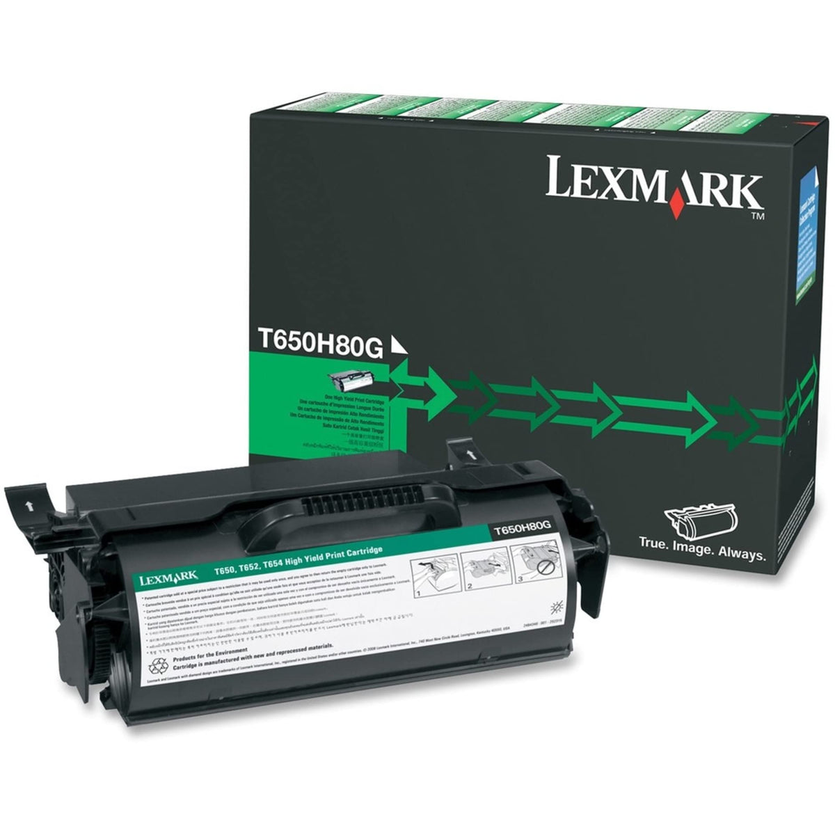 Cartouche de toner haute capacité Lexmark T650H80G